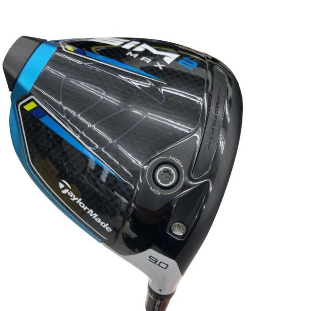 【中古】 テーラーメイド SIM2 MAX 9° ドライバー DR TENSEI BLUE TM50(SIM2 DR) (フレックスS) メンズ 男性用 右利き 右用 Cランク ゴルフクラブ