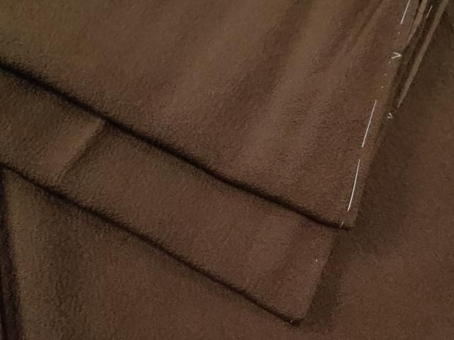 平和屋着物●上質な色無地　黒茶色　鈴乃屋扱い　正絹　逸品　未使用　CABG0200yc