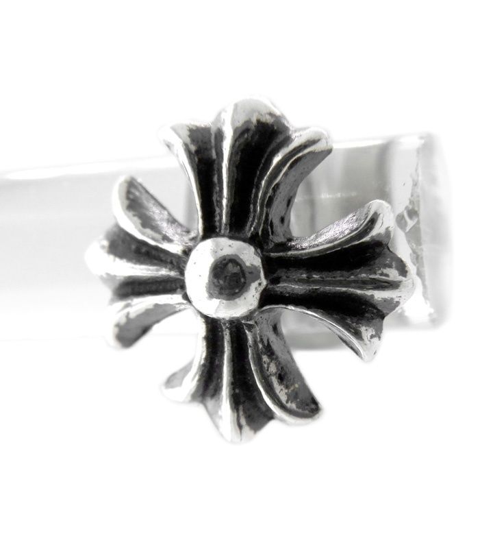 クロムハーツ CHROME HEARTS 【 No2 CH PLS 】 CH プラス スタッド シルバー ピアス 50849