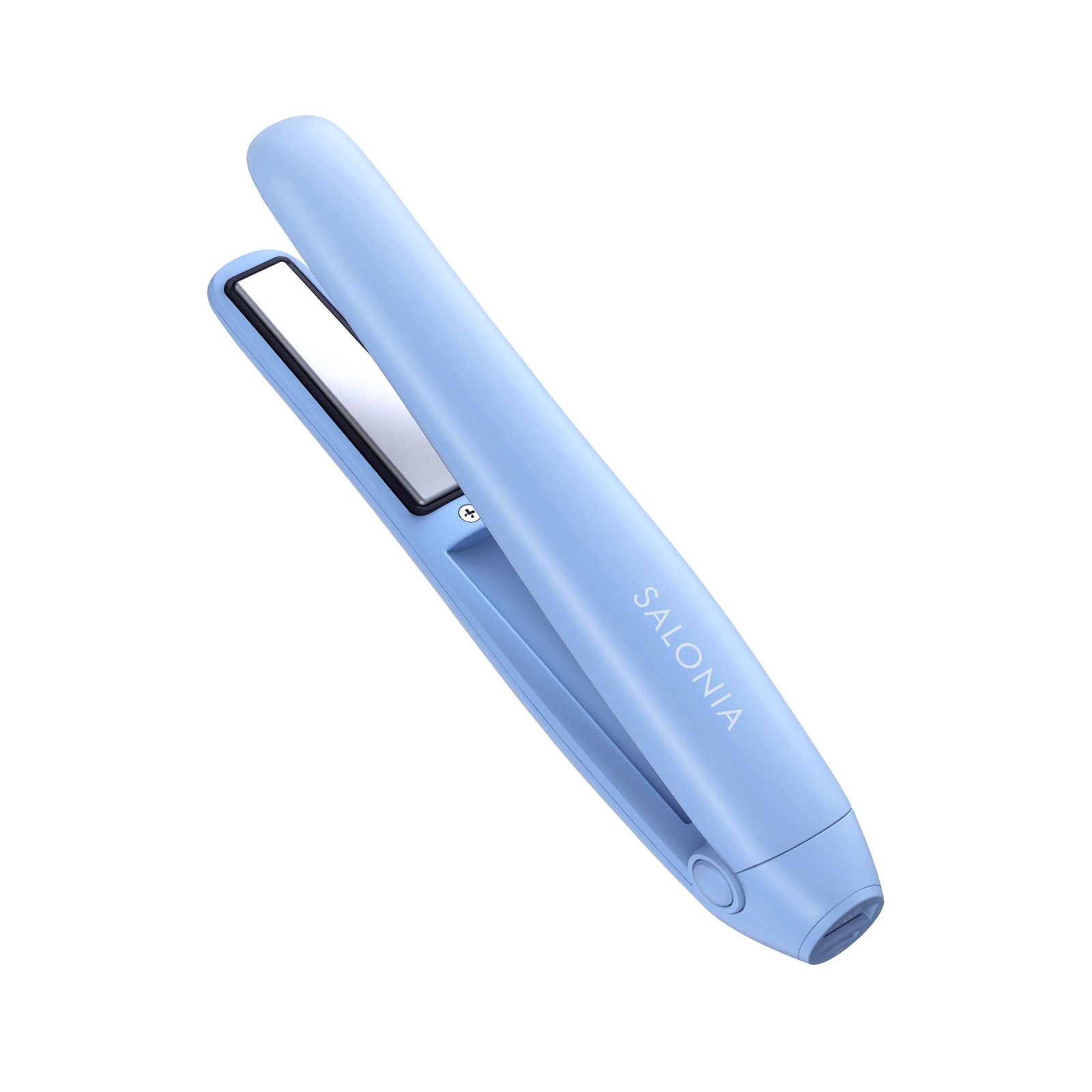 SALONIA サロニア コードレス ストレートアイロン 12mm ヘアアイロン 機能搭載 軽量 前髪 SAL25119BL ブルーma 99f9d3a5