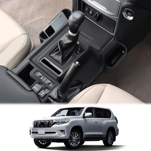2018～2023年式 平成30年～令和5年 ランドクルーザー プラド150 LC150 J150 専用センターコンソール シリコン収納ボックス／トレイドリンクホルダー保護マット 前期 中期 後期対応内装カスタム収納アクセサリー For La 7f594721