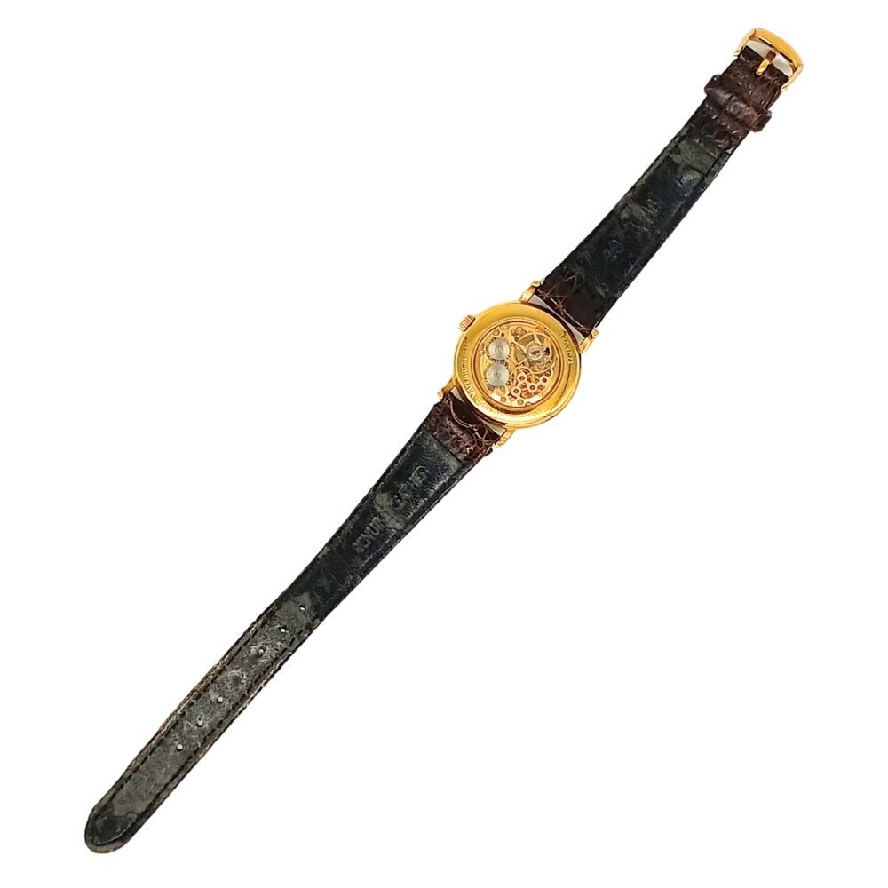BUCHERER ブッフェラー スケルトン 手巻き レディース ベルト社外品
