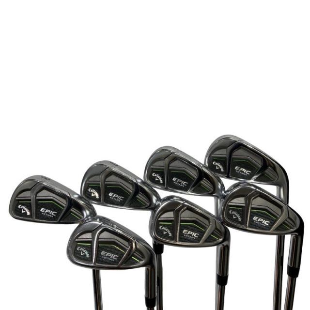 【中古】 キャロウェイ EPIC STAR 7S アイアンセット IR NS PRO ZELOS 7 (フレックスS) メンズ 男性用 右利き 右用 Cランク ゴルフクラブ