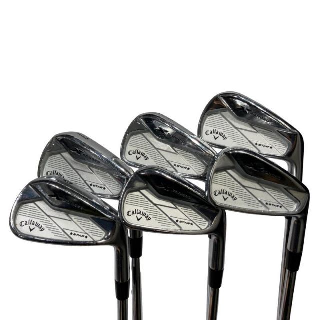 【中古】 キャロウェイ X FORGED STAR 6S アイアンセット IR NS PRO MODUS3 TOUR105 (フレックスS) メンズ 男性用 右利き 右用 Cランク ゴルフクラブ