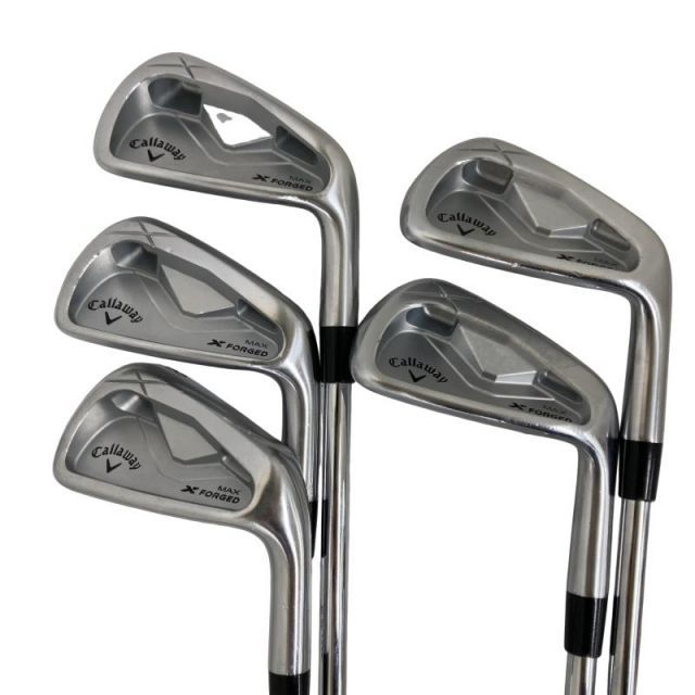 【中古】 キャロウェイ X FORGED MAX(2025) 5S アイアンセット IR Dynamic Gold MID 115 (フレックスS) メンズ 男性用 右利き 右用 Cランク ゴルフクラブ