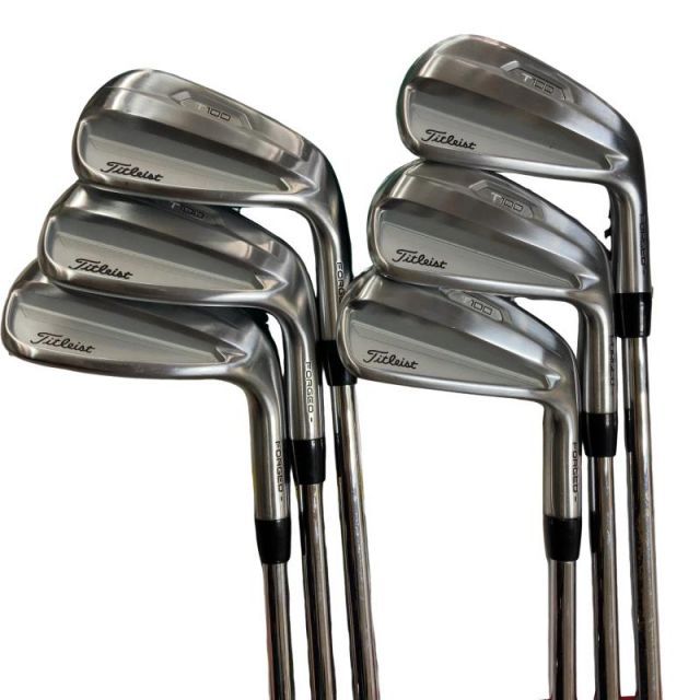【中古】 タイトリスト Titleist T100(2021) 7S アイアンセット IR NS PRO 105T (フレックスS) メンズ 男性用 右利き 右用 Cランク ゴルフクラブ