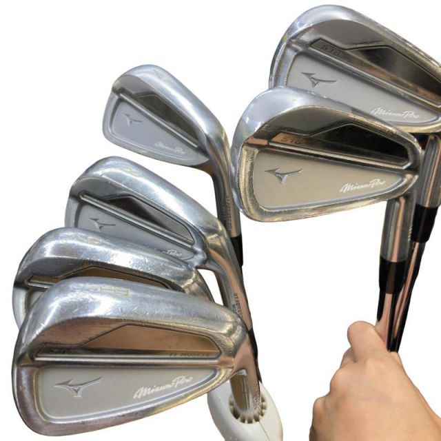 【中古】 ミズノ Mizuno Pro 518 6S アイアンセット IR 純正特注シャフト (フレックスその他) メンズ 男性用 右利き 右用 Cランク ゴルフクラブ