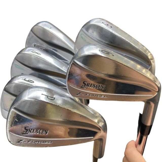 【中古】 ダンロップ SRIXON Z-FORGED 6S アイアンセット IR Dynamic Gold D.S.T (フレックスS) メンズ 男性用 右利き 右用 Dランク ゴルフクラブ