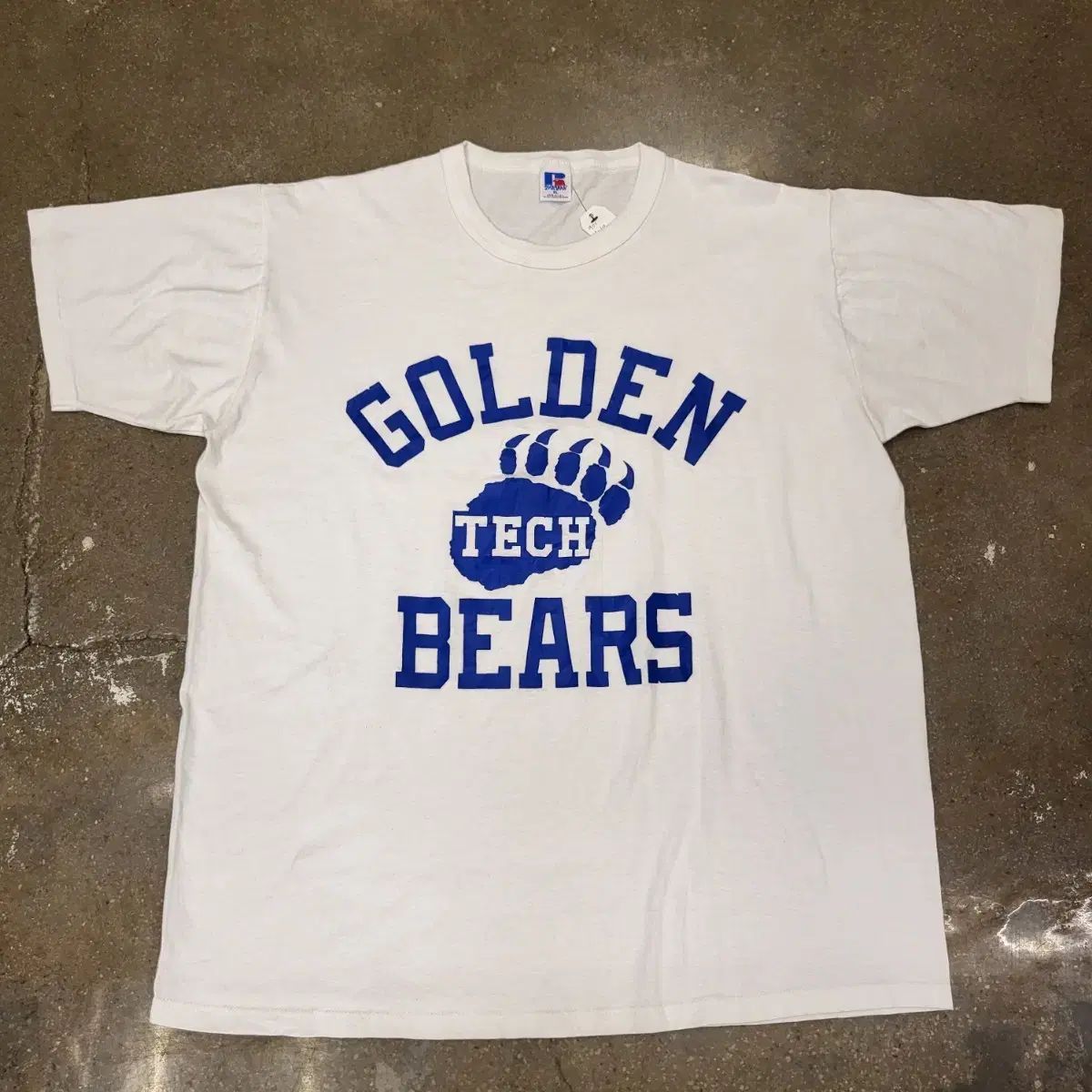 90s ラッセル アスレチック ゴールデン テック BEARS 半袖 Tシャツ