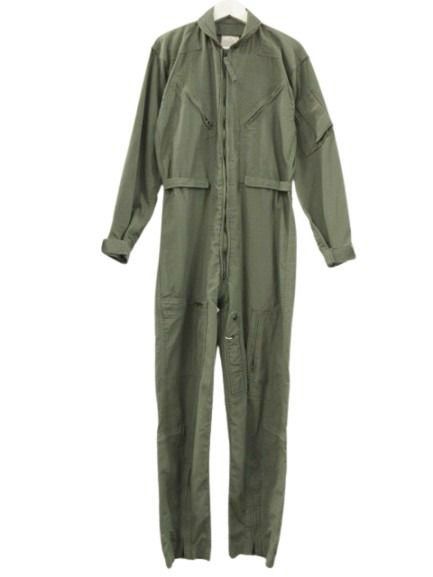 ヴィンテージ VINTAGE U.S.AF 90s 米軍 CWU-27P オールインワン アラミド カバーオール つなぎ オリーブ 38R