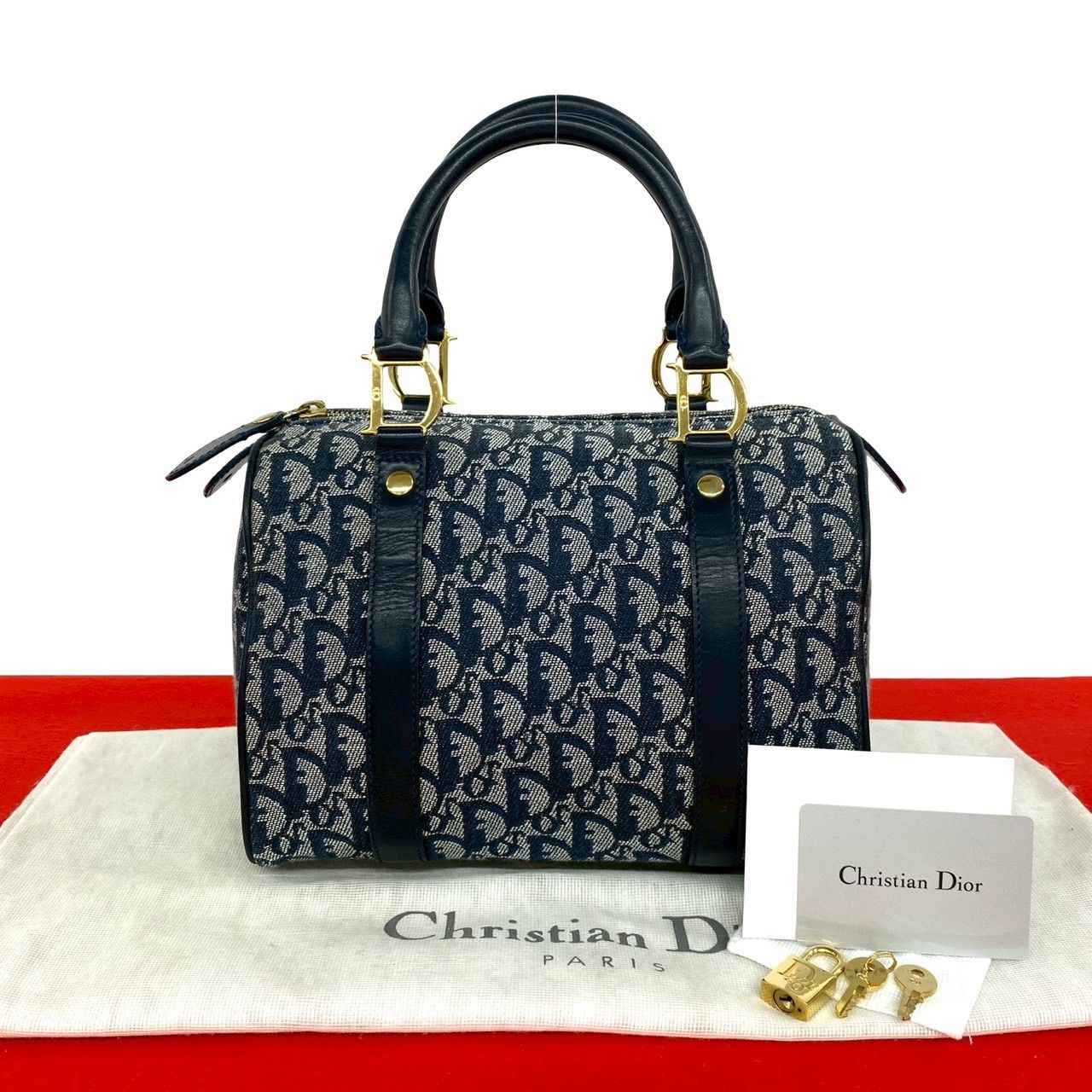 極 美品 Christian Dior クリスチャンディオール トロッター 柄