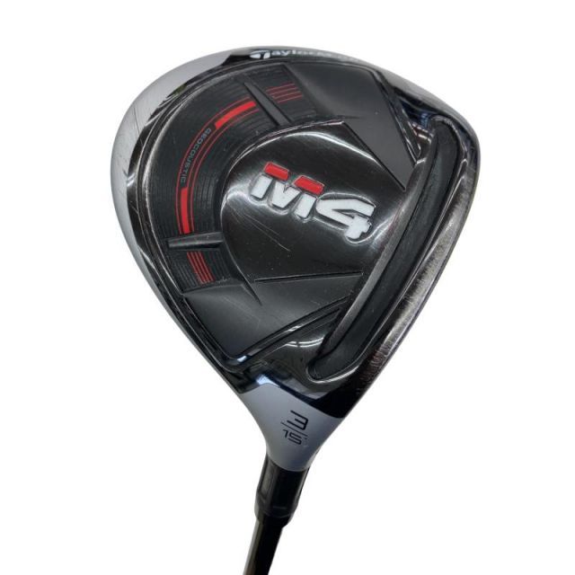 【中古】 テーラーメイド M4(2021) 3W フェアウェイウッド FW Fujikura ATMOS Red 6 (フレックスS) メンズ 男性用 右利き 右用 Cランク ゴルフクラブ