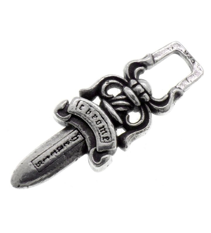 クロムハーツ CHROME HEARTS 【 #5 DAGGER ZIP1 】 #5 ダガー ジップ シルバー ネックレス トップ 50855