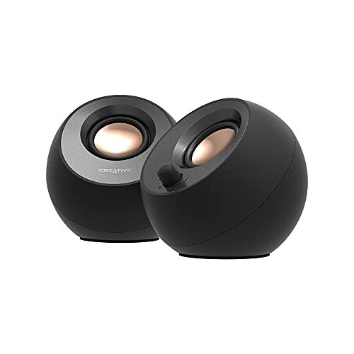 Creative Pebble V3 ブラック USB/Bluetooth / 3.5mmピン / 45度 上向きスピーカー 低音パッシブラジエーター / 8W RMS ピーク出力16W USB Type-C/A 音質の剛性と質感 PCスピー 43e8f768