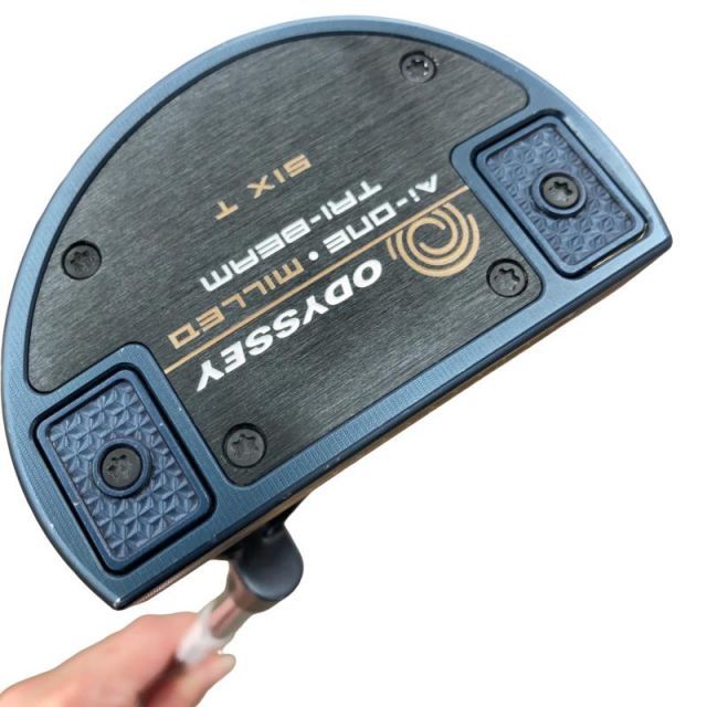 【中古】 オデッセイ Ai-ONE・MILLED TRI-BEAM SIX T 34インチ パター PT STROKE LAB 90 スチール (フレックスその他) メンズ 男性用 右利き 右用 Cランク ゴルフクラブ