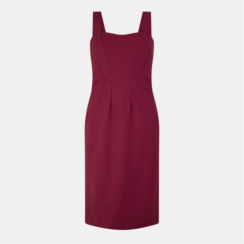 ボス レディース トップス ワンピース ボディコンワンピース Boss Dizena 10254934 01 Bodycon Dress Womens Dark Red レッド 13,666円