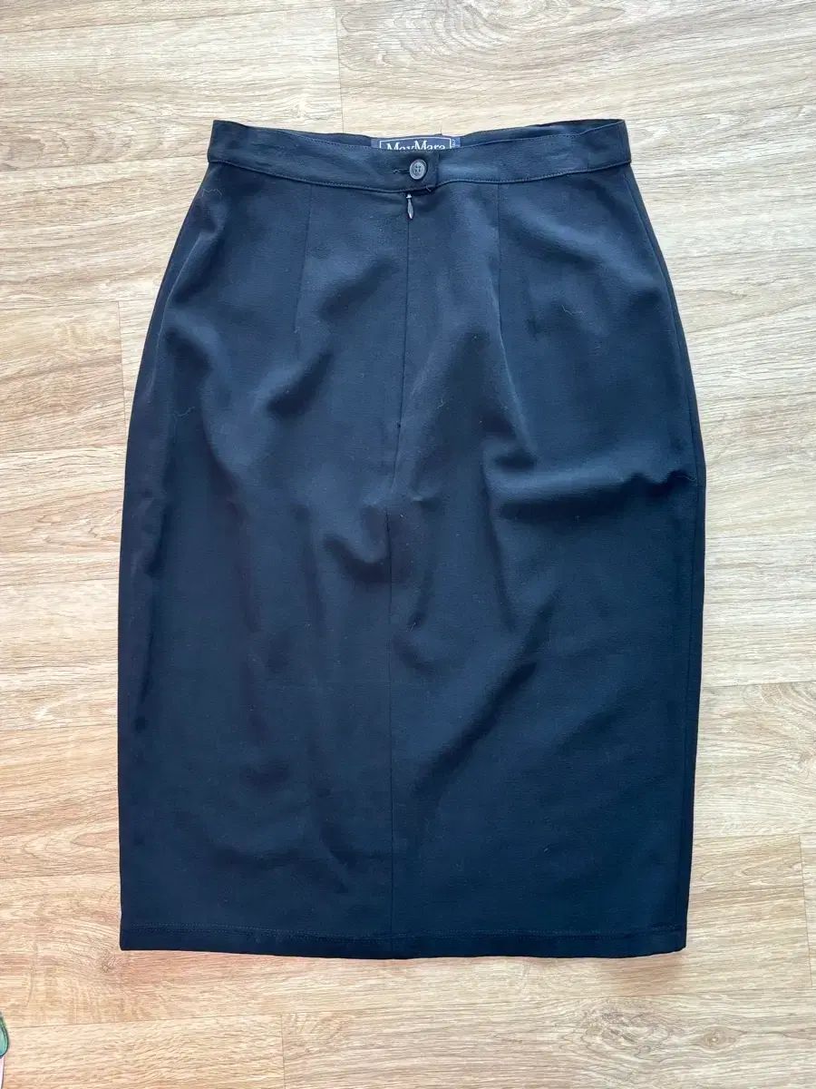 MAX MARA マックスマーラ ブラック 麻 スカート 38