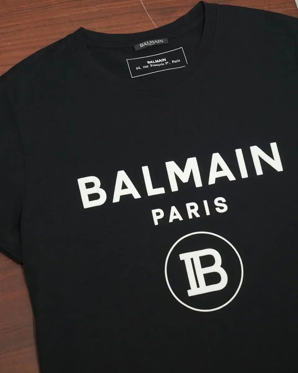 BALMAIN バルマン ロゴ コットン ジャージ Tシャツ