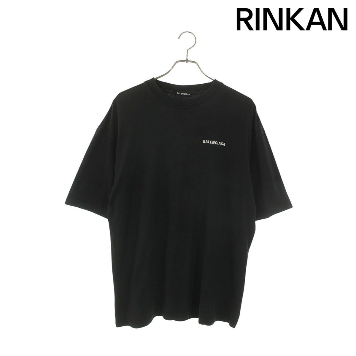 バレンシアガ 612966 TIVG5 バックロゴプリントTシャツ メンズ XS