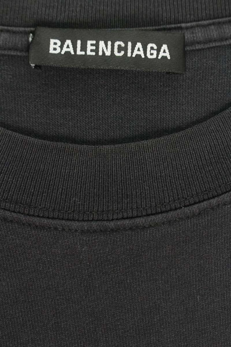 バレンシアガ 612966 TIVG5 バックロゴプリントTシャツ メンズ XS