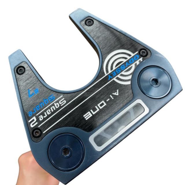 【中古】 オデッセイ Ai-ONE SQUARE 2 SQUARE #7 34インチ パター PT STROKE LAB 90 スチール (フレックスその他) メンズ 男性用 右利き 右用 Cランク ゴルフクラブ