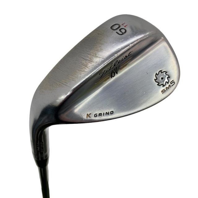 【中古】 タイトリスト VOKEY SPIN MILLED SM5 ツアークロム 60°/11°K レフティ ウェッジ WG Dynamic Gold (フレックスS) メンズ 男性用 左利き レフティ 左用 Dランク ゴルフクラブ