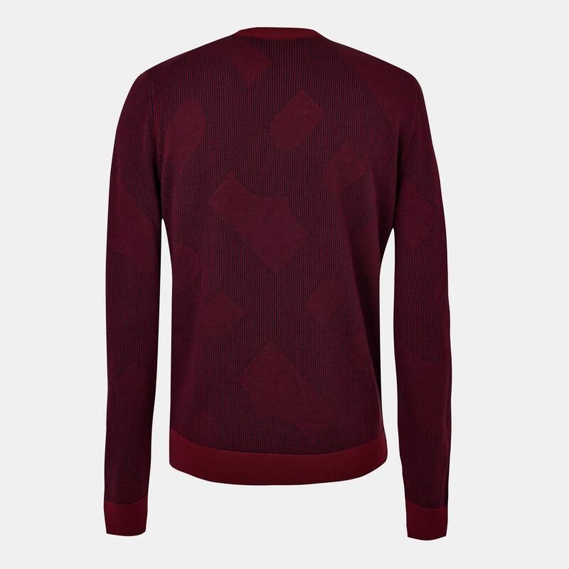 ボス メンズ アウター ニット・セーター Boss Motivo Jumper Dark Red レッド