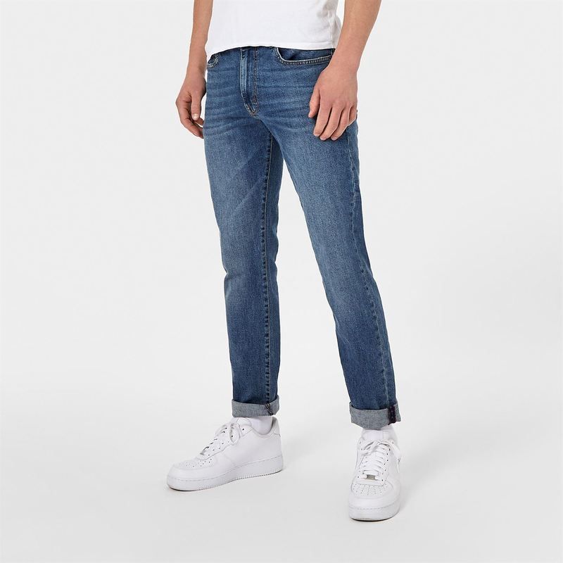 ジャック ウィルス メンズ ボトムス デニムパンツ ジーンズ Jack Wills Slim Jeans Mid Indigo インディゴ