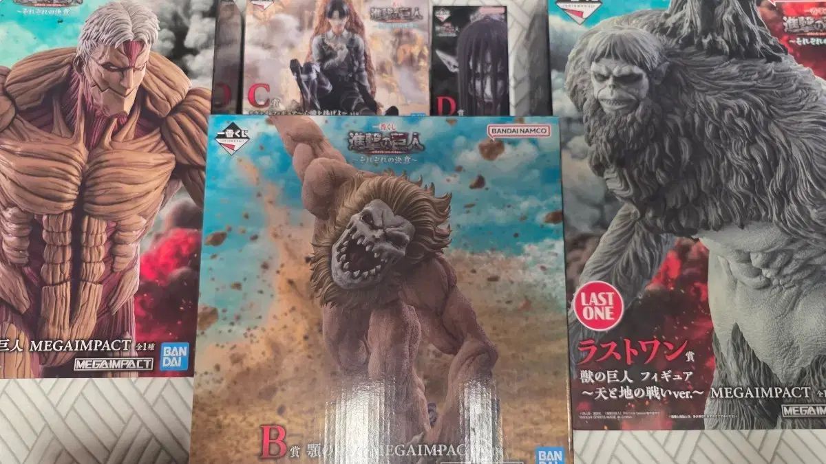 進撃の巨人 それぞれの決意 フィギュア 全種