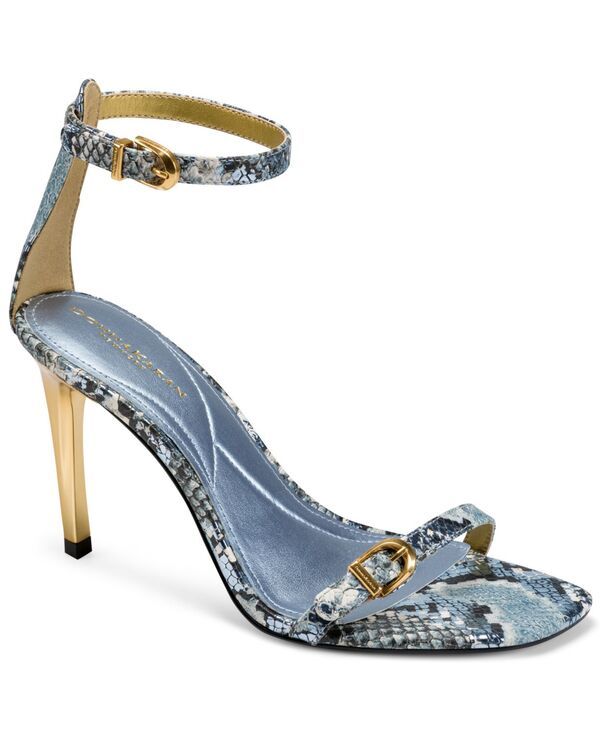 ダナ キャラン ニューヨーク レディース シューズ サンダル アンクル Donna Karanew York Womens Pryce Buckle AnkleStrap Dressandals Tempest Blue ブルー