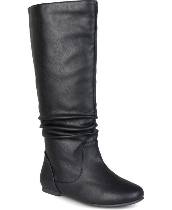 ジュルネ コレクション レディース シューズ ブーツ・レインブーツ Journee Collection Journee Womens Jayne Regular Wide and Extra Wide Calf Width Boots Black ブラック