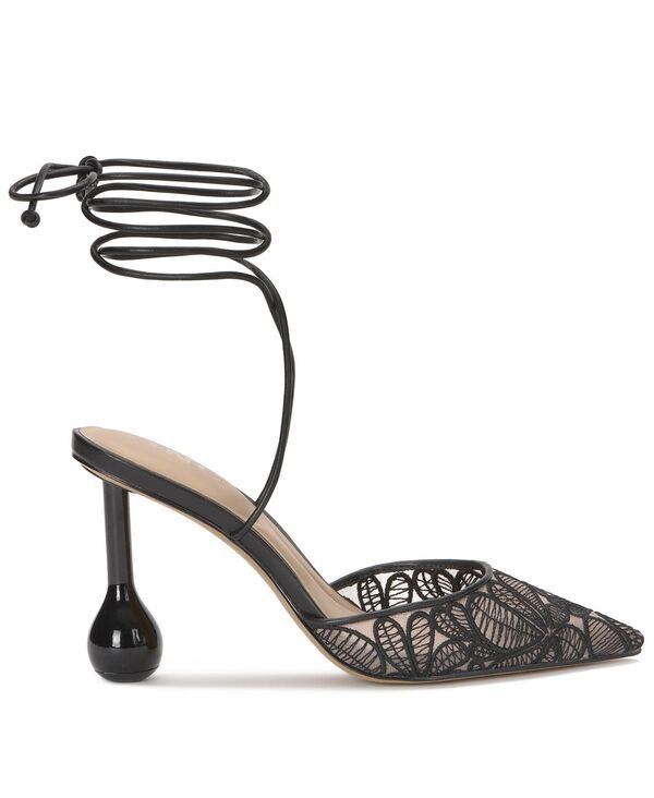 アイエヌシー インターナショナル コンセプト レディース シューズ サンダル レース ヒール INC International Concepts Womens Aubryna LaceUp Heels Black Lace ブラック