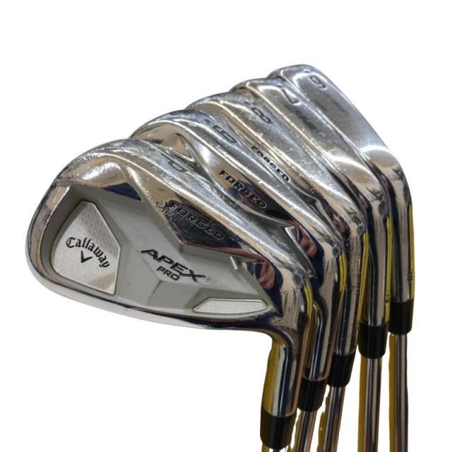 【中古】 キャロウェイ APEX PRO(2019) 6S アイアンセット IR NS PRO 950GH (フレックスS) メンズ 男性用 右利き 右用 Dランク ゴルフクラブ