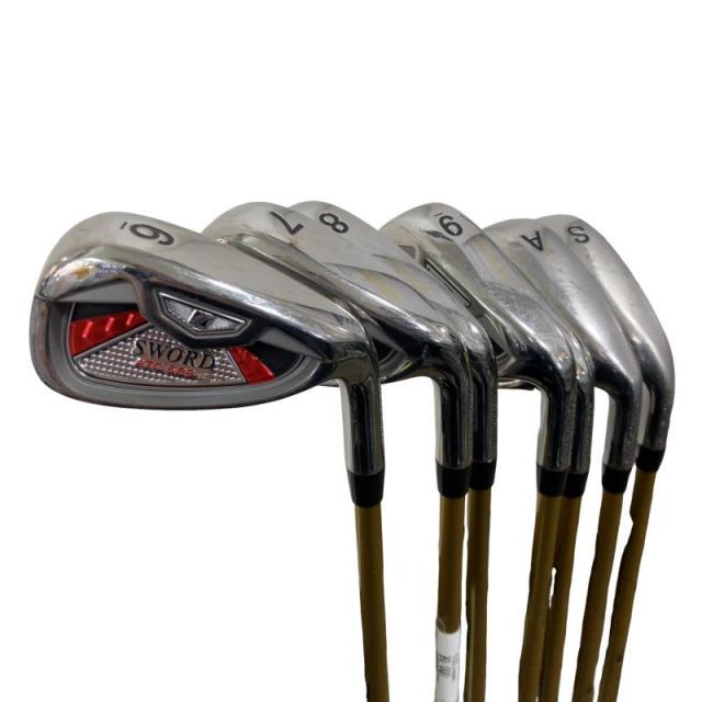 【中古】 カタナゴルフ SWORD ATC 589-α 7S アイアンセット IR SWORD Motore Speeder 589α (フレックスR) メンズ 男性用 右利き 右用 Cランク ゴルフクラブ