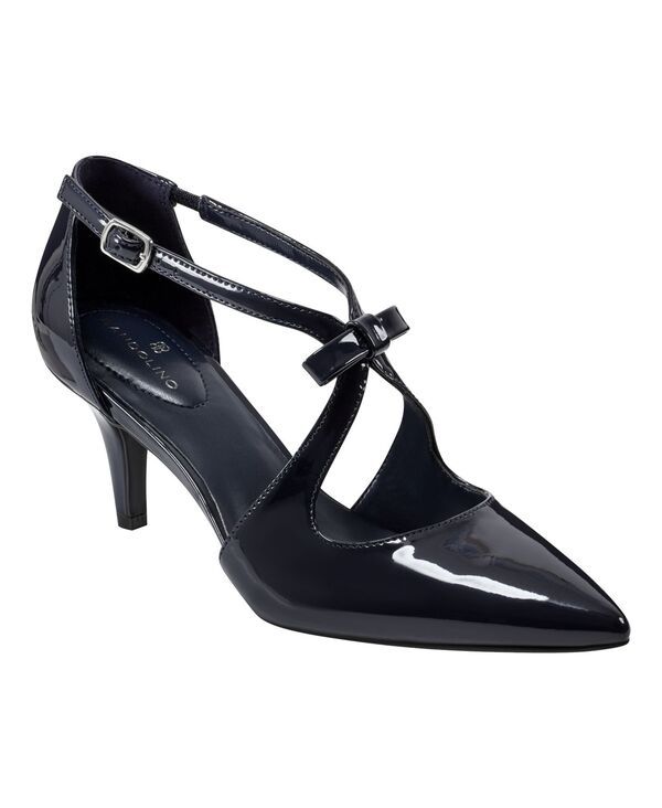 バンドリーノ レディース シューズ パンプス Bandolino Womens Zeffer Bow Detail Dress Pumps Dark Blue ブルー
