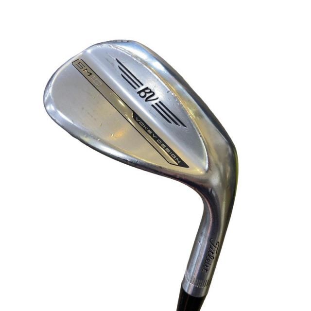 【中古】 タイトリスト VOKEY SPIN MILLED SM10 ツアークロム 58°/12°D ウェッジ WG 純正特注シャフト (フレックスR) メンズ 男性用 右利き 右用 Cランク ゴルフクラブ