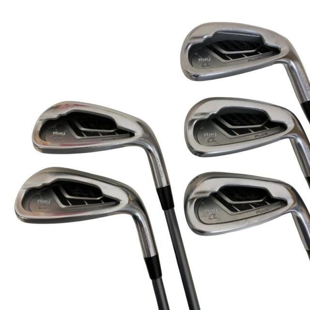 【中古】 RomaRo RomaRo Ray α PLUS(2023) 5S アイアンセット IR リシャフト (フレックスその他) メンズ 男性用 右利き 右用 Cランク ゴルフクラブ