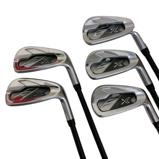 【中古】 ダンロップ XXIO(2022) eks 5S アイアンセット IR Miyazaki AX-2(IR) (フレックスS) メンズ 男性用 右利き 右用 Cランク ゴルフクラブ