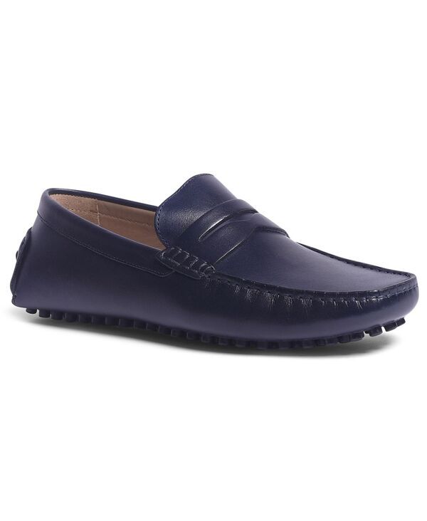 カルロスサンタナ メンズ シューズ スリッポン・ローファー Carlos by Carlosantana Mens Ritchie SlipOn Casual Driving Loafer Navy Blue Leather ネイビー