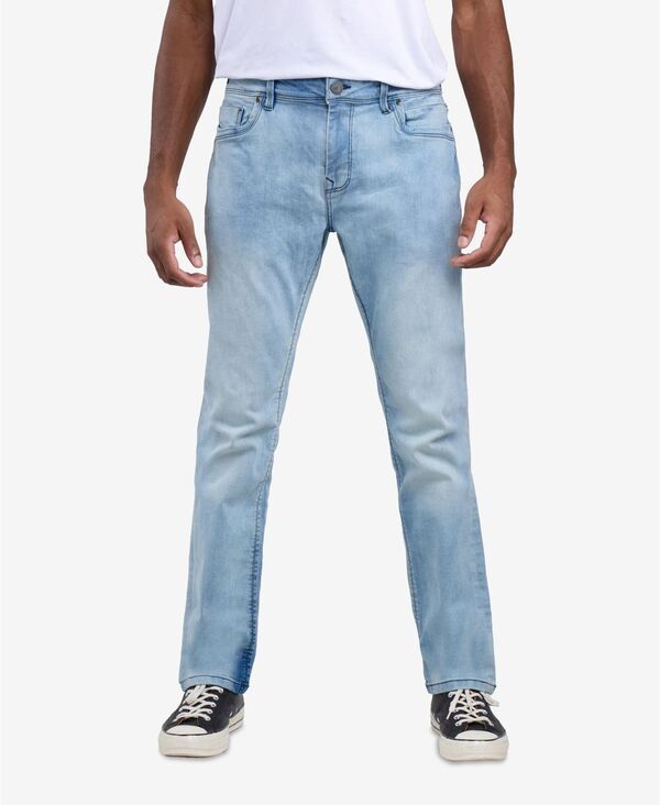 エックスレイ メンズ ボトムス デニムパンツ スリムフィット ジーンズ XRAY Mensupersoft Slim Fit Denim Jeans Light blue ブルー