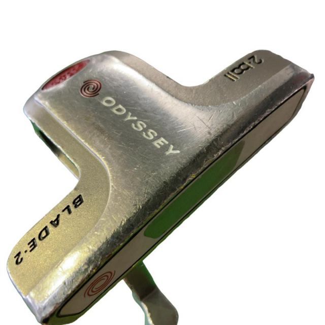 【中古】 オデッセイ WHITE STEEL 2・ball BLADE2 33インチ パター PT スチール (フレックスその他) メンズ 男性用 右利き 右用 Cランク ゴルフクラブ