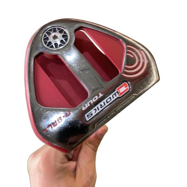 【中古】 オデッセイ O WORKS TOUR RED R-BALL 34インチ パター PT スチール (フレックスその他) メンズ 男性用 右利き 右用 Cランク ゴルフクラブ