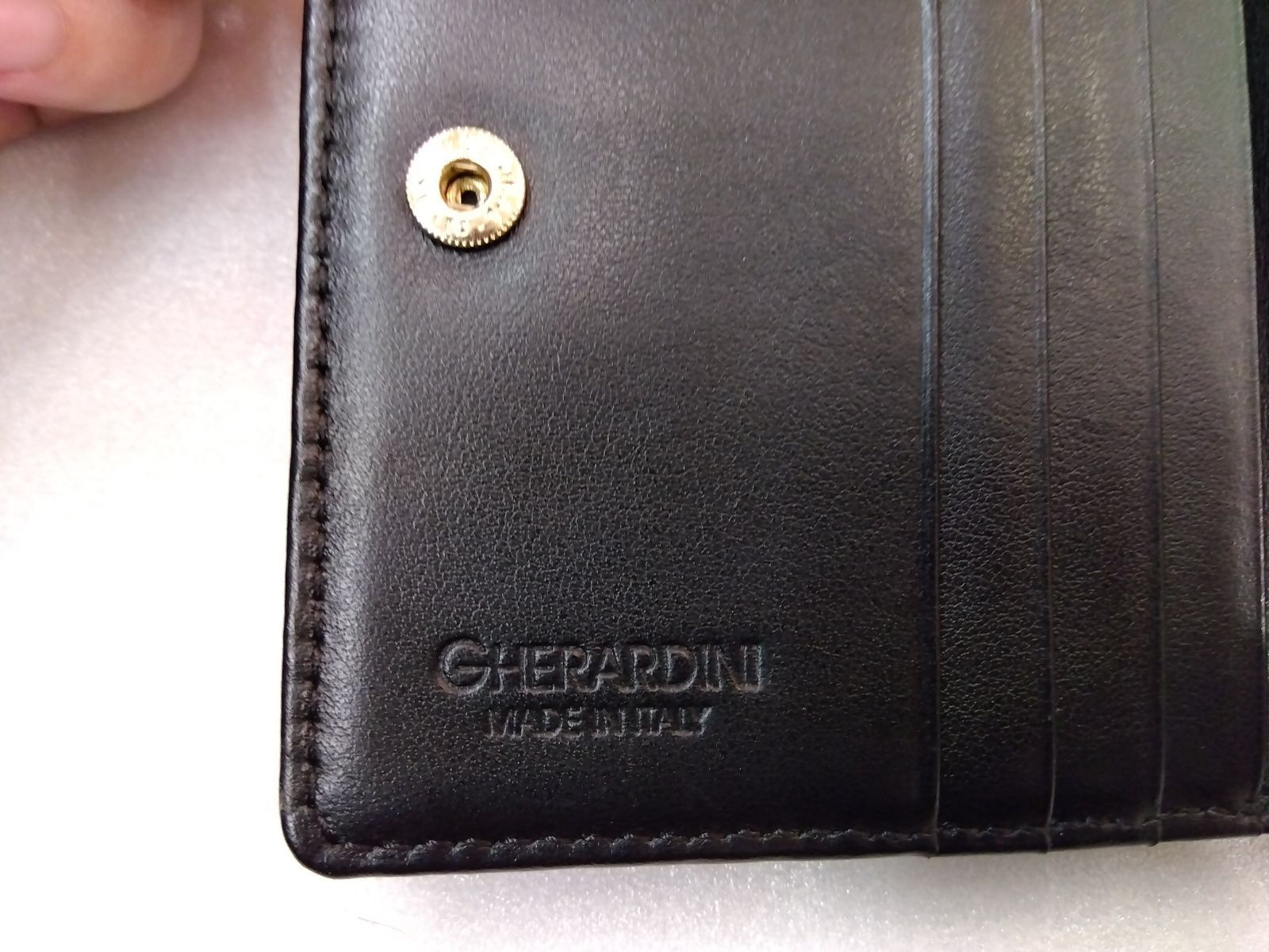 M17 ゲラルディーニ GHERARDINI 軽量コンパクト 2つ折り グレー財布 内側レザー仕様 M17 ゲラルディーニ GHERARDINI 軽量コンパクト 2つ折り グレー財布 内側レザー仕様