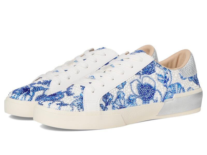 ブルーバイベトシージョンソン レディース シューズ スリッポン・ローファー Blue by Betsey Johnson Damon White Blue Flor ホワイト