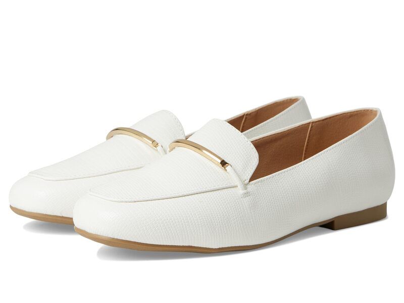 ジュルネ コレクション レディース シューズ スリッポン・ローファー Journee Collection Wrenn White ホワイト