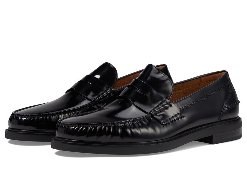 コールハーン メンズ シューズ スリッポン・ローファー Cole Haan American Classics Pinch Penny Loafer Black Brushoff ブラック