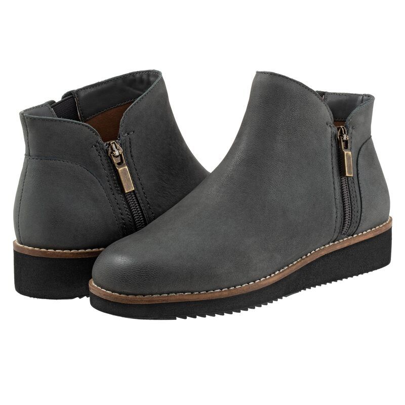 ソフトウォーク レディース シューズ ブーツ・レインブーツ SoftWalk Wesley Smoke Nubuck スモーク