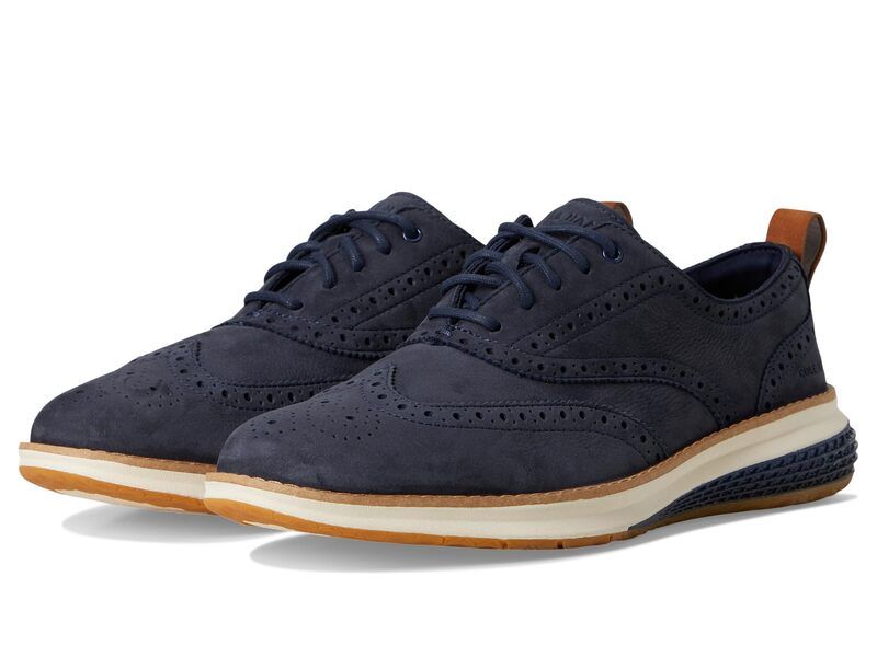 コールハーン メンズ シューズ オックスフォード Cole Haan Original Grand Energy Weave Wing Tip Oxford Navy Blazer Nub ネイビー