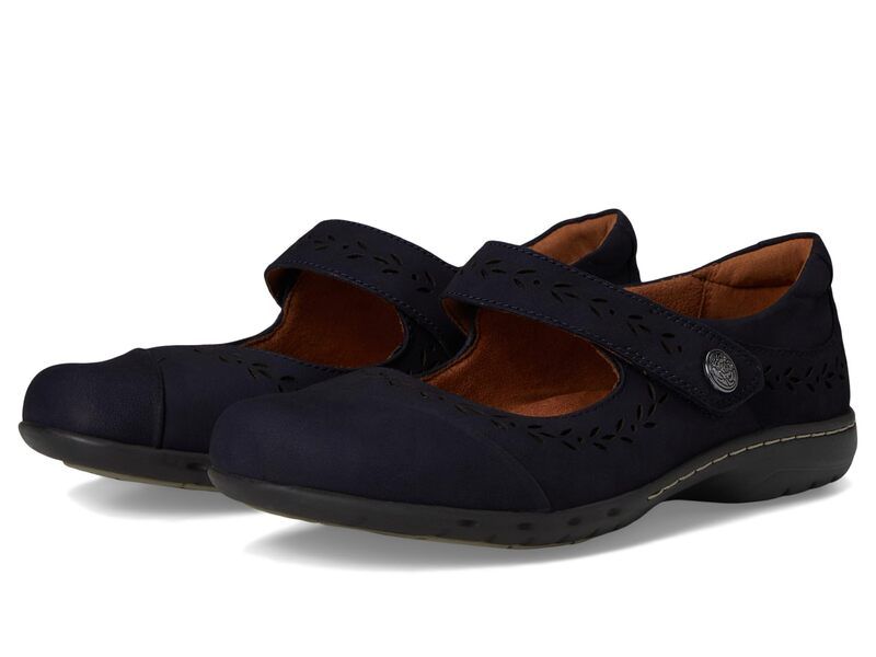 コブ ヒル レディース シューズ ヒール Cobb Hill Perry Dark Blue Leath ブルー