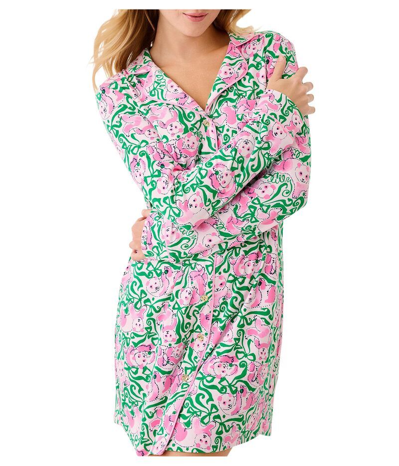 リリーピュリッツァー レディース トップス ワンピース Lilly Pulitzer Brona PJ Sleepdress Pink Quartz ピンク